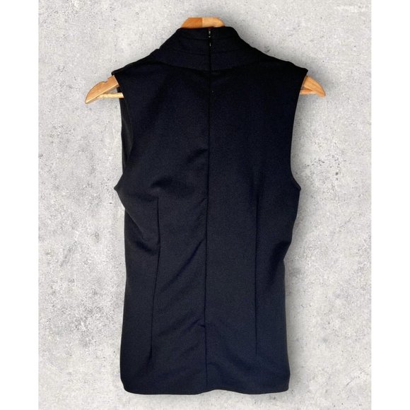 Lauren Ralph Lauren Black Sleeveless Blouse - Picture 3 of 8